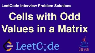 LeetCode in Java - Cells with Odd Values in a Matrix