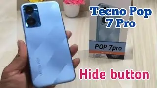 How To Hide Button, How To Hide Back Button In Tecno Pop 7 Pro, Navigation Button Setting In