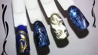 Экспресс дизайн ногтей гель лак nail design Shellac