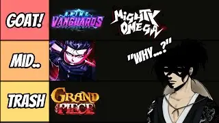 Ranking Roblox Anime Games!