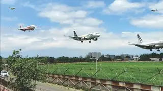 Pesawat Landing dan Take Off di Bandara Husein Sastranegara Bandung, Indonesia Plane Spotters