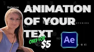 I will create an animation of your text
