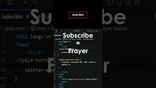 Amazing Ripple Button Animation Neon Effect | with HTML & CSS | #shorts #cssanimation