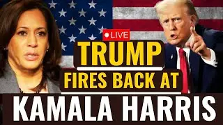 Donald Trump Live | Trump Slams Kamala Harris |  US Elections Updates | Trump Speech Live | US News