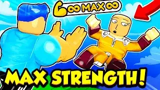 I Got TRILLIONS OF STRENGTH In Push Simulator AND BEAT ONE PUSH MAN BOSS!!