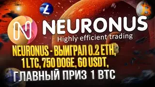 Neuronus - Выиграл 0.2 ETH,1 LTC,750 DOGE,60 USDT, Главный Приз 1 BTC | Как Вывести Выигранные Призы