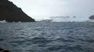 Landing Zodiac, Devil Island, James Ross Island group, Antarctica, South Pole