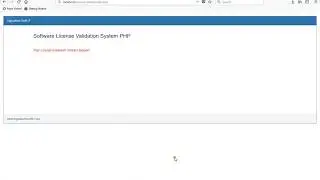 software License Validation system php