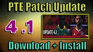 PES 2017 PTE Patch 4.1 Update: Download and Install on PC HD