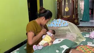 Live mama muda cantik menyusui bayi 26 hari