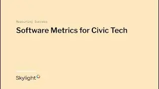 Software Metrics for Civic Tech