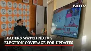 From Gujarat To Himachal, Leaders Watch NDTVs Election Coverage For Updates