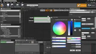 UE4 Creating a character from scratch, Part 3. -AimOffSet & Stamina & SpawnAnim-