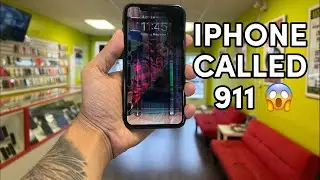 Cracked iPhone started calling 911 😰I can’t believe this happened 😱 