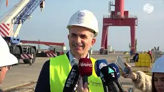 В Баку доставлена часть лопастей турбин для ветряной электростанции «Хызы-Абшерон»
