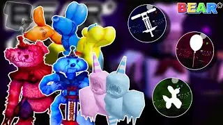 [НЕДОСТУПНО] КАК ПОЛУЧИТЬ 4 СЕКРЕТНЫХ СКИНА, 1 КИЛЛ ЭФФЕКТ И 3 БЕЙДЖА? | BEAR* ROBLOX 0.9.2