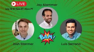 Luis Serrano + Jay Alammar + Josh  Starmer Q&A Livestream!!!