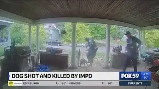 Indy family criticizes IMPD for shooting and killing their dog which was caught on video