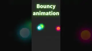 Bouncy animation using html and css 