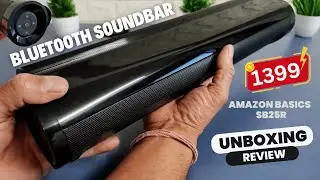 Cheap And Best Bluetooth Soundbar | Amazon Basics SB25R 25W Bluetooth Soundbar | Unboxing | Review