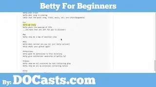 Betty For Beginners | DOCasts | Digital Ocean Screencasts |