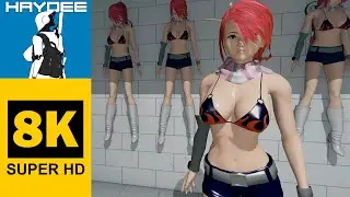 Yoko Littner (Gurren Lagann) Mod | Haydee | White Zone, Hardcore, Walkthrough, 8K, HDR