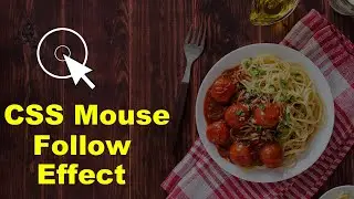 CSS mouse follow Cursor animation effect, JavaScript mouse follow animation effect, Cyber Warriors