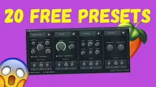 20 FREE Distructor Presets | How To Mix 808 in FL Studio