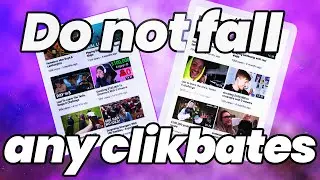 Do not fall any clickbates | YouTube Clickbate Remover Extension