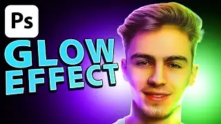 🟣 Dual Glow Effect 🟢 Thumbnail Tutorial in Adobe Photoshop