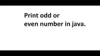 Java Program to find whether the user input number is odd or even using Java Neatbeans.