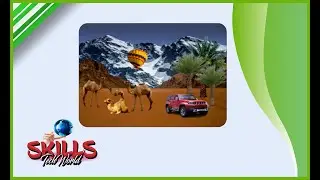 Scenery Design of desert in coreldraw🔥 