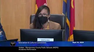 Sep. 19, 2024 - EC Committee Worksession