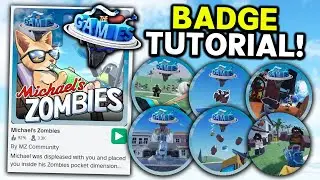 GAMES EVENT: MICHAELS ZOMBIES ALL SHARDS & BADGES!! (Roblox)