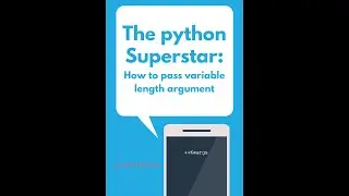 Python Tutorials || ** Kwargs
