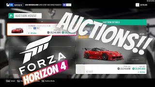 Auctions, Auction Sniping and Horizon Backstage Cars🔥🔥 | Forza Horizon 4