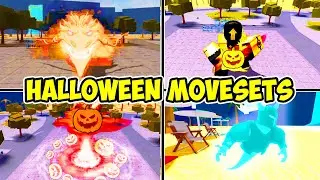 THE NEW HALLOWEEN UPDATE with NEW MOVESETS in The Strongest Battlegrounds