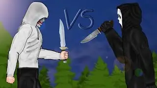 jeff the killer vs scream killer (animation)