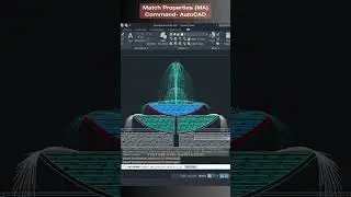 AutoCAD- Match Properties Command | Time Saving Tip #shorts #autocad