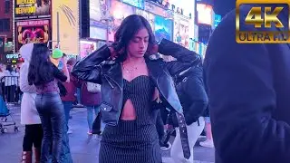 Walk With Me 4k Time Square New York City Night Street Walking Tour Jollibees