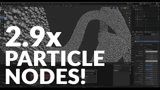 BLENDER 2.9x - PARTICLE NODES IS HERE! - TUTORIAL WALKTHROUGH!