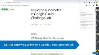 GSP318 Deploy to Kubernetes in Google Cloud: Challenge Lab (Oct 2020) | 🐱‍🏍 GCP learning tour