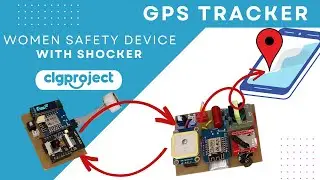 Women Safety Device With Shocker | GPS Tracker | Body Shock Circuit