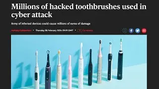 army of toothbrushes take down the internet?