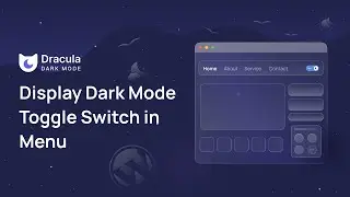 Display Dark Mode Toggle Switch in WordPress Website Menu