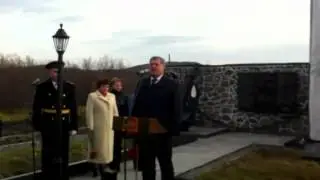 Открытие отреставрированного памятника экипажу ПЛ С-80