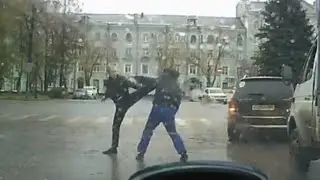 Разборки и драки на дороге.