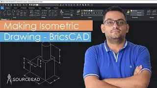 Making an isometric drawing with dimension in BricsCAD