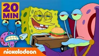 SpongeBob | Najlepsze wyśnione 20 minut w Bikini Dolnym! | Nickelodeon Polska
