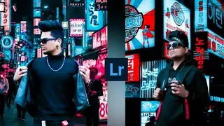CYBERPUNK NEON CITY- Photo Editing Tutorial In PicsArt- Karan Golani